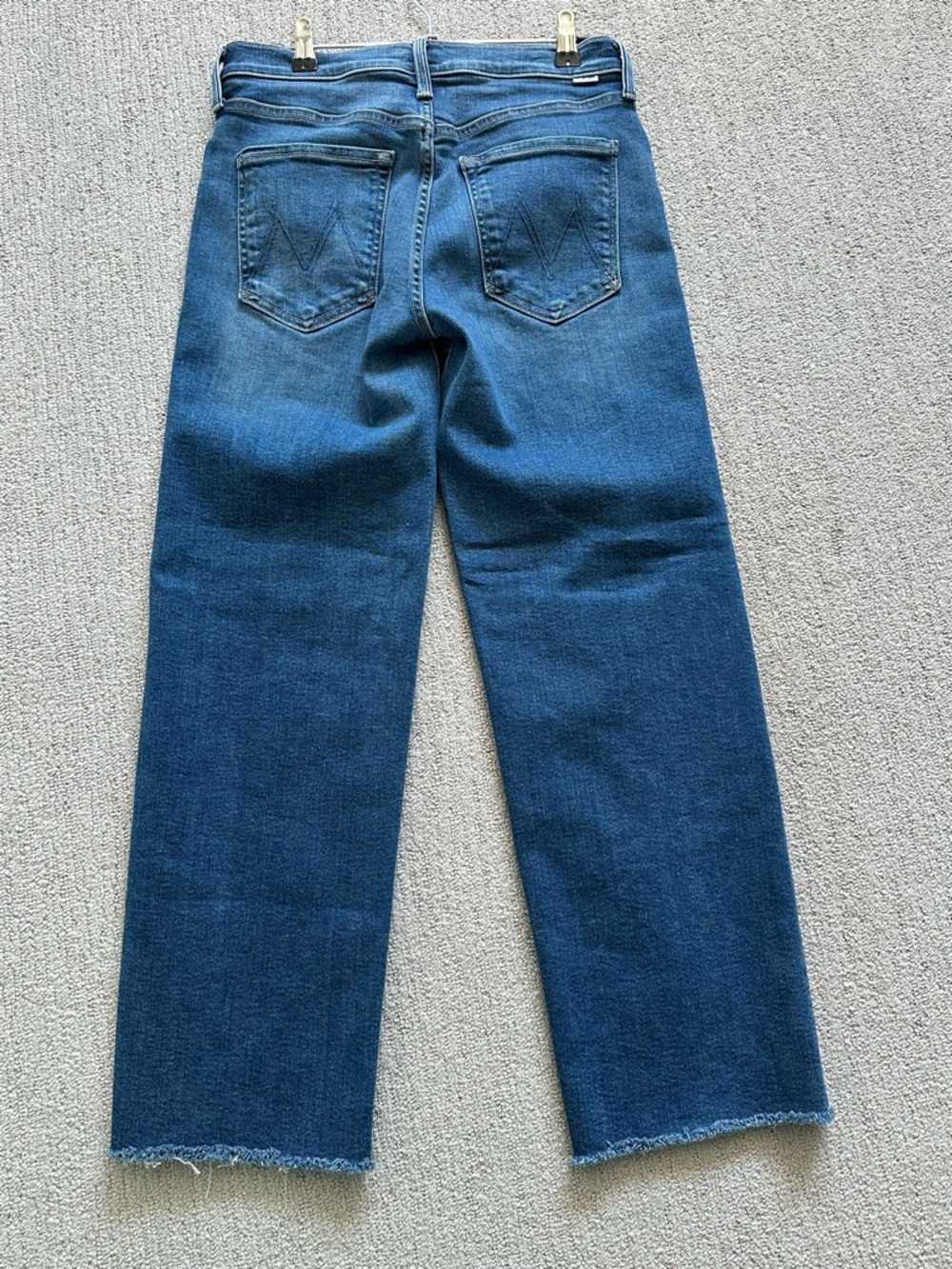 MOTHER The Mid Rise Rambler Zip Ankle Fray, in “Dugout Doobies,” size 26 - Picture 3 of 12